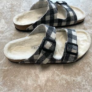 Birkenstock Arizona Size 10 / 41 EU Women's Wool/Felt Sandals Slippers